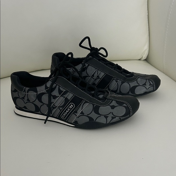 Coach Black and Gray Athletic Shoes - Picture 1 of 6